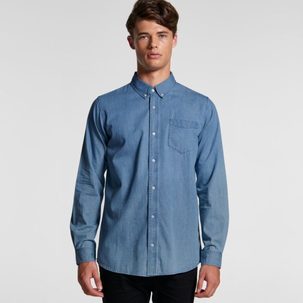 AS Colour BLUE DENIM SHIRT DENIM 5409 BLUE DENIM SHIRT DENIM Thumbnail