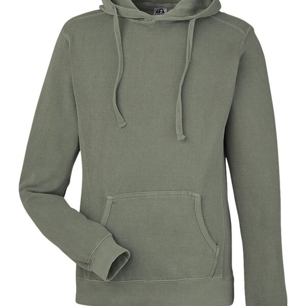 Unisex Pigment-Dyed Fleece Hooded Sweatshirt Thumbnail