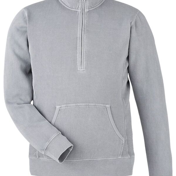 J. America Unisex Pigment-Dyed Fleece Quarter-Zip Pullover 8732 Unisex Pigment-Dyed Fleece Quarter-Zip Pullover Thumbnail