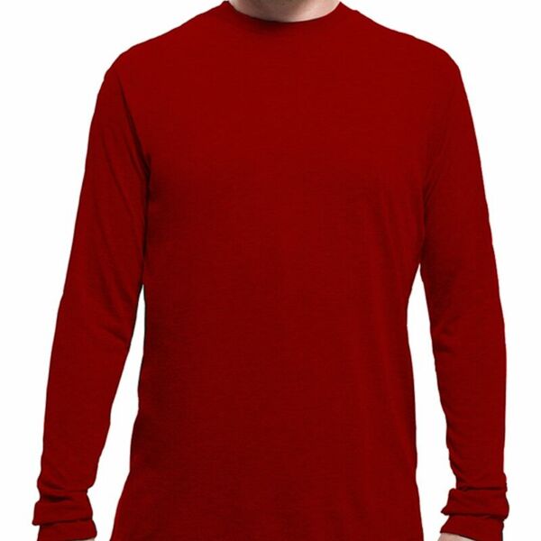 Gold Soft Touch Long Sleeve T-Shirt Thumbnail