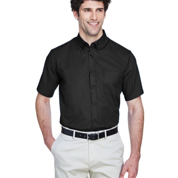 Tall Optimum Short Sleeve Twill Dress Shirt Thumbnail