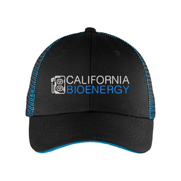 Port Authority® Double Mesh Snapback Sandwich Bill Cap Thumbnail