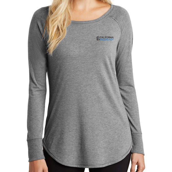 District Women’s Perfect Tri Long Sleeve Tunic Tee Thumbnail
