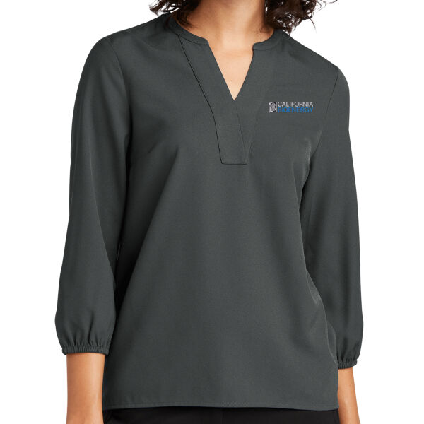 Mercer+Mettle™ Women's Stretch Crepe 3/4-Sleeve Blouse Thumbnail