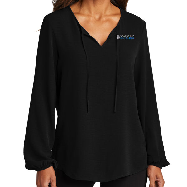 Port Authority® Women's Textured Crepe Blouse Thumbnail