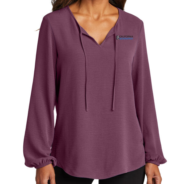 Port Authority® Women's Textured Crepe Blouse Thumbnail