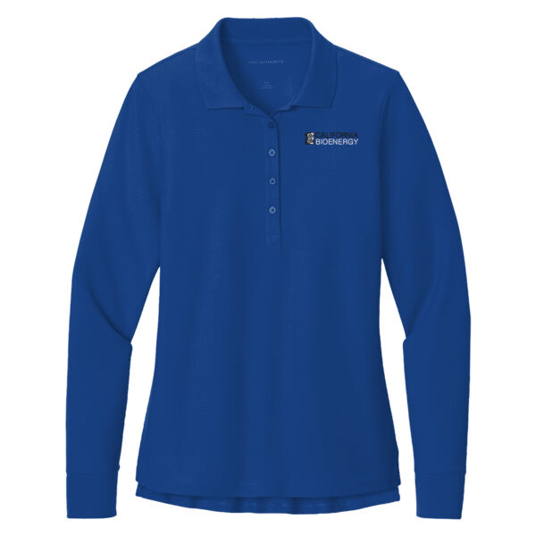 Port Authority® Women’s Wearever Signature Pique Long Sleeve Polo Thumbnail