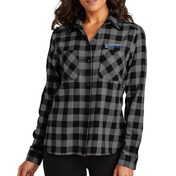 Port Authority® Women's Plaid Flannel Shirt Thumbnail
